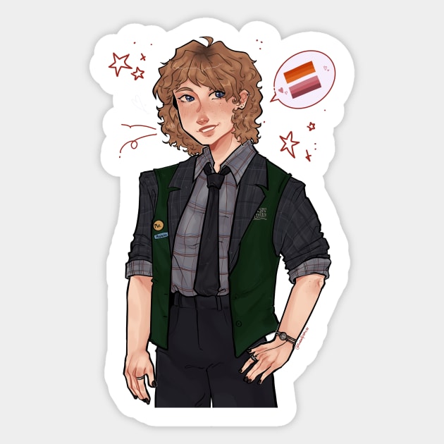 Robin Buckley Sticker by funderfularts